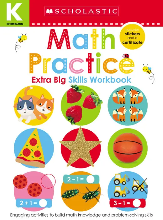 Kindergarten Extra Big Skills Workbook - Math Practice
