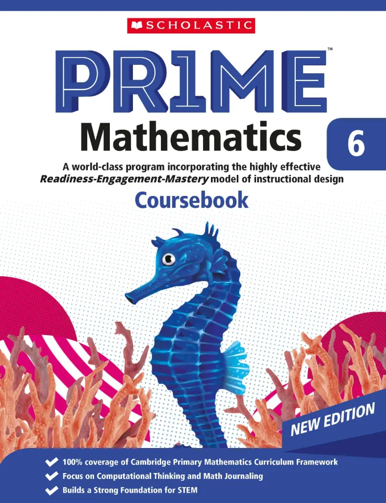 PRIME Mathematics International New Edition Coursebook Grade 6