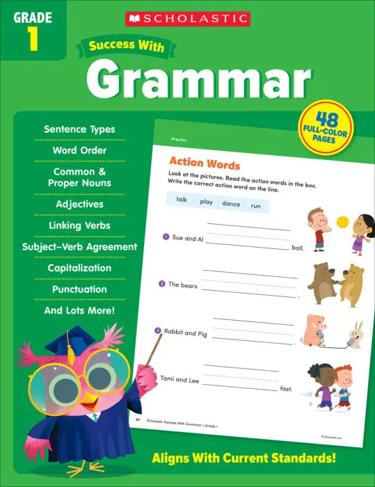 Scholastic Success With Grammar Grade 1