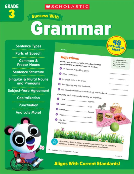 Scholastic Success With Grammar Grade 3