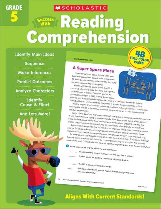 Scholastic Success with Reading Comprehension Grade 5	