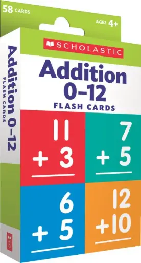 [9781338233544] Flashcards- Addition 0-12