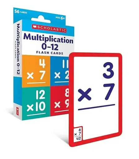 [9781338233575] Flashcards- Multiplication 0–12
