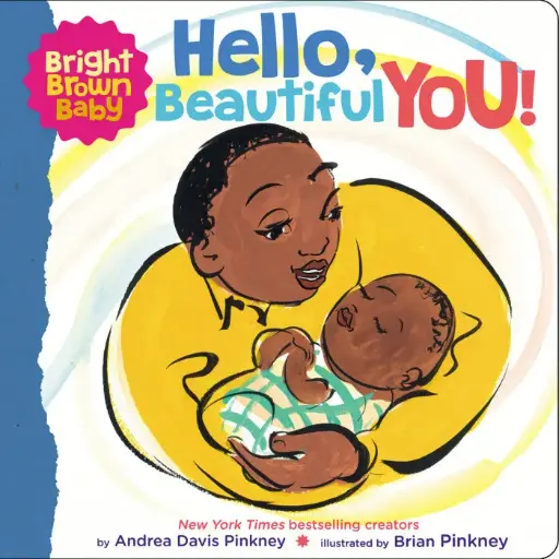 [9781338672411] Hello, Beautiful You! (A Bright Brown Baby Board Book)