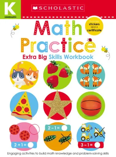 [9781338531886] Kindergarten Extra Big Skills Workbook - Math Practice