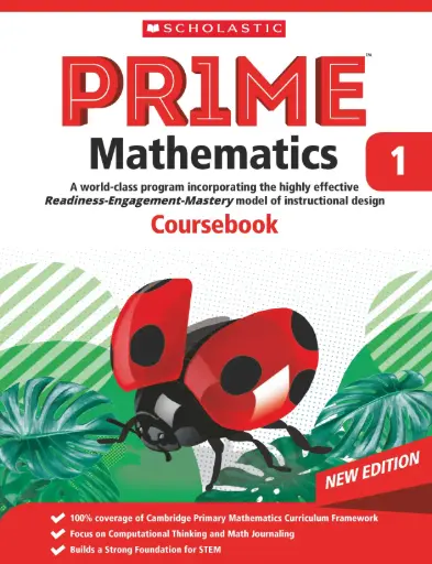 [9789814813181] PRIME Mathematics International New Edition Coursebook Grade 1