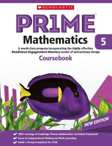 [9789814813228] PRIME Mathematics International New Edition Coursebook Grade 5