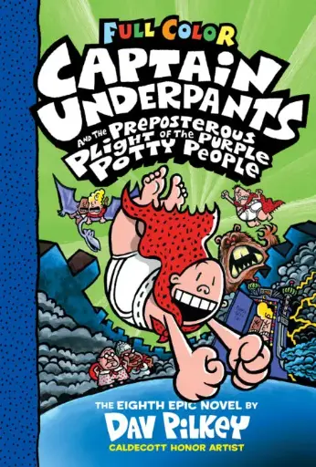 [9781338271515] Captain Underpants and the Preposterous Plight of the Purple Potty People (#8)