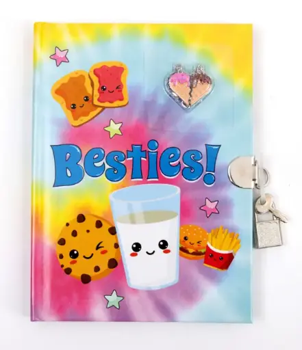 [9781546120414] DIARY Guided Food Besties with BFF Necklace