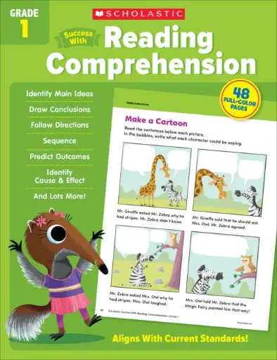 [9781338798586] Scholastic Success with Reading Comprehension Grade 1