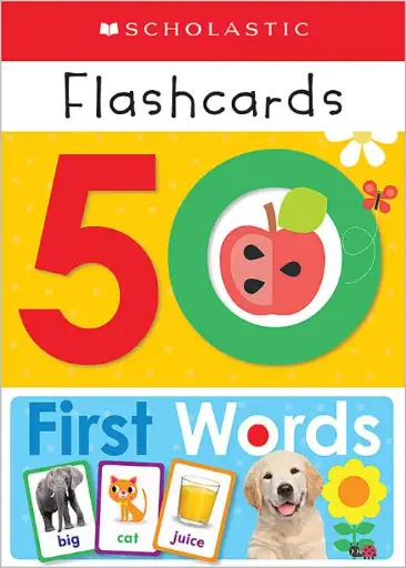 [9781338161397] Write and Wipe Flashcards - 50 First Words