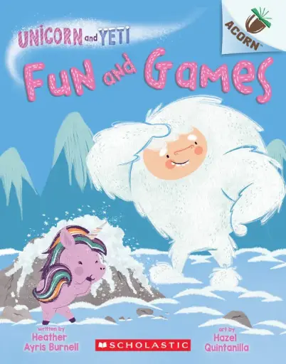 [9781338897036] Unicorn and Yeti #8 - Fun and Games (An Acorn Book)