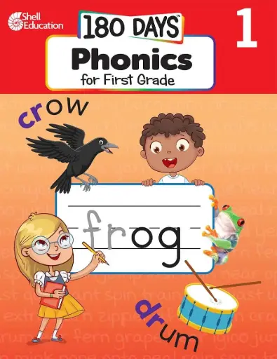 [9781087662565] 180 DAYS Phonics for First Grade