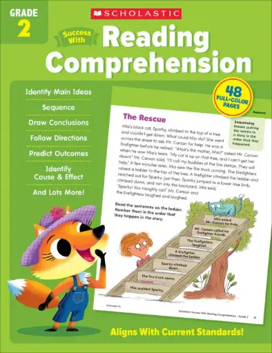 [9781338798593] Scholastic Success with Reading Comprehension Grade 2