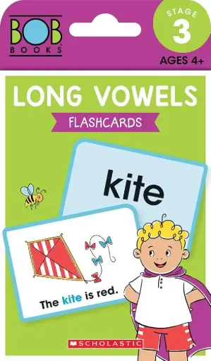 [9781546132639] Bob Books - Long Vowels Flashcards 